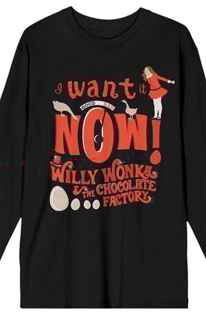 Willy Wonka and the Chocolate Factory Long Sleeve T-Shirt image number 2