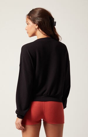 PAC 1980 Active Aspen Waffle Knit First String V-Neck Sweatshirt | PacSun