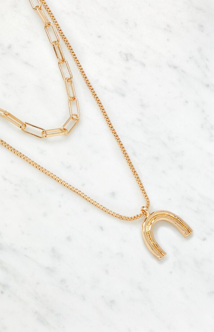 Gold Rainbow Necklace
