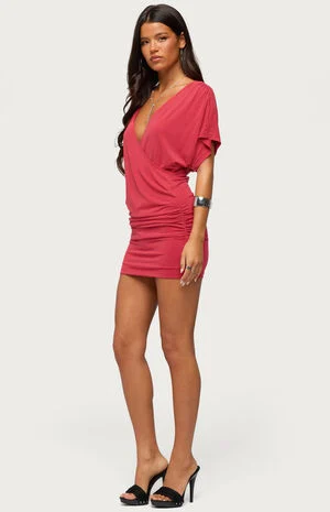 Yaara Wrap Mini Dress image number 2