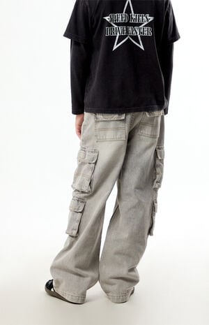 Baggy Jeans Cargo Gray image number 5