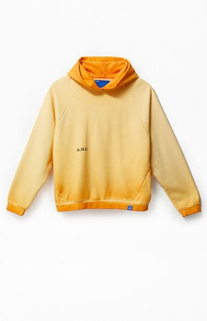 Active Orange Heavyweight Raglan Oversized Fleece Hoodie image number 1