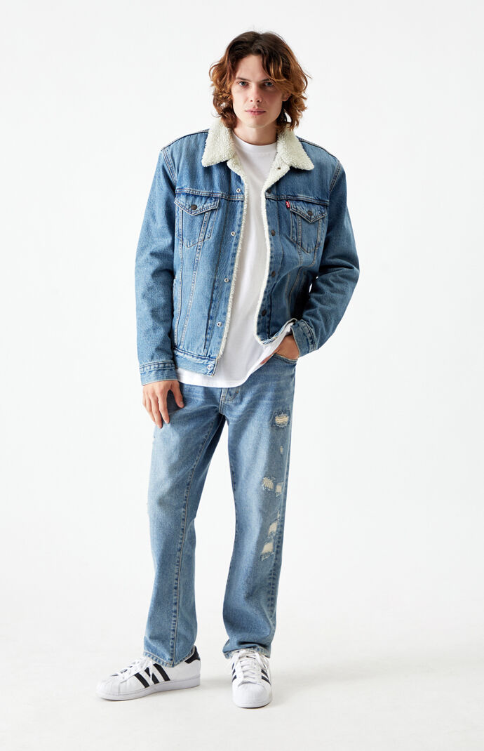 Indigo Type III Sherpa Denim Jacket