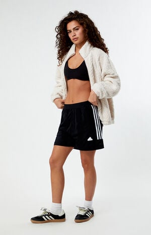 Black Tiro Q3 Running Shorts image number 4