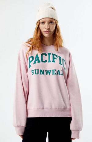 Pacific Sunwear Surplice Oversized Sweatshirt image number 1