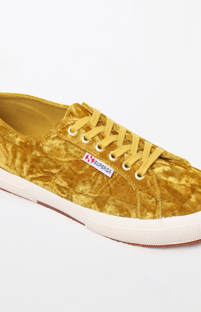 Women's Crushed Velvet Sneakers