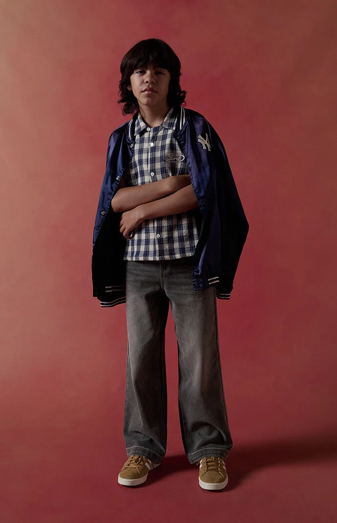 Pacsun Kids Baggy Jeans Gray