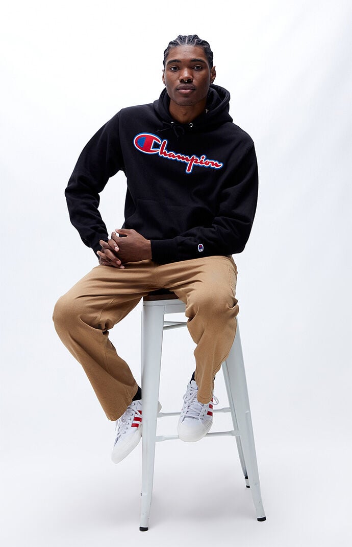 Champion unavalible sweater logo all over knees