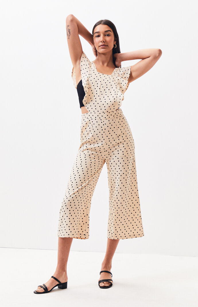 minkpink pip ruffle jumpsuit