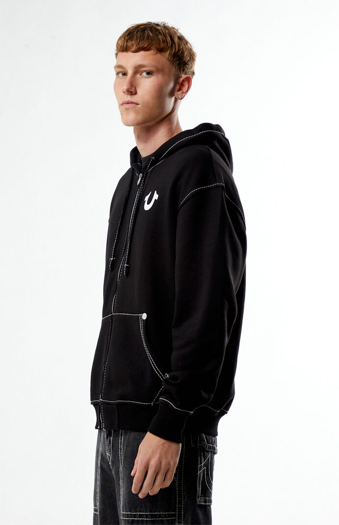True Religion Big T Full Zip Hoodie | PacSun