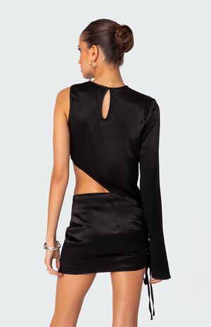 Solstice Asymmetric Satin Top image number 4