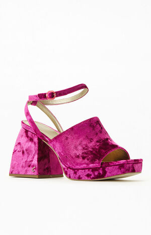 Women's Blue Miranda Block Heels image number 1