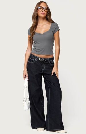 Ettalie Scoop Neck T-Shirt image number 1