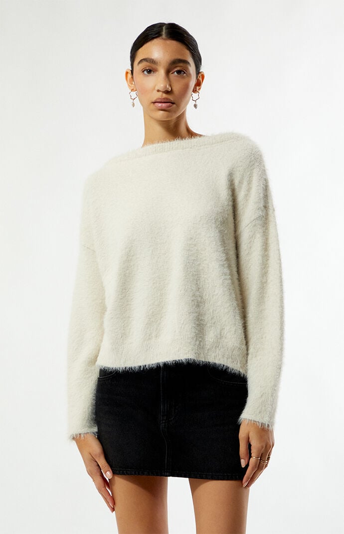 Beverly and Beck Ida Off-The-Shoulder Sweater