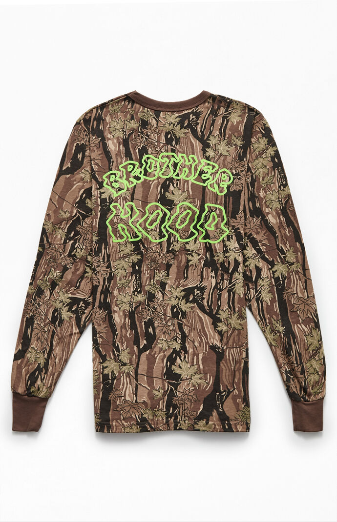 Repeat Logo Camo Long Sleeve T-Shirt