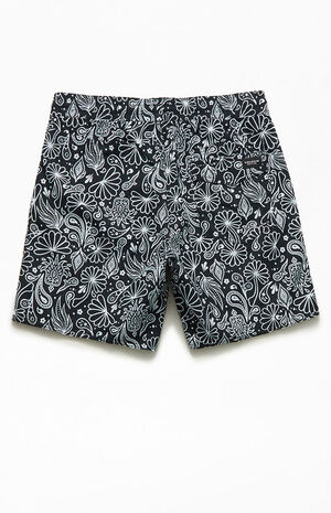 Eco Center Print 17" Swim Trunks image number 2