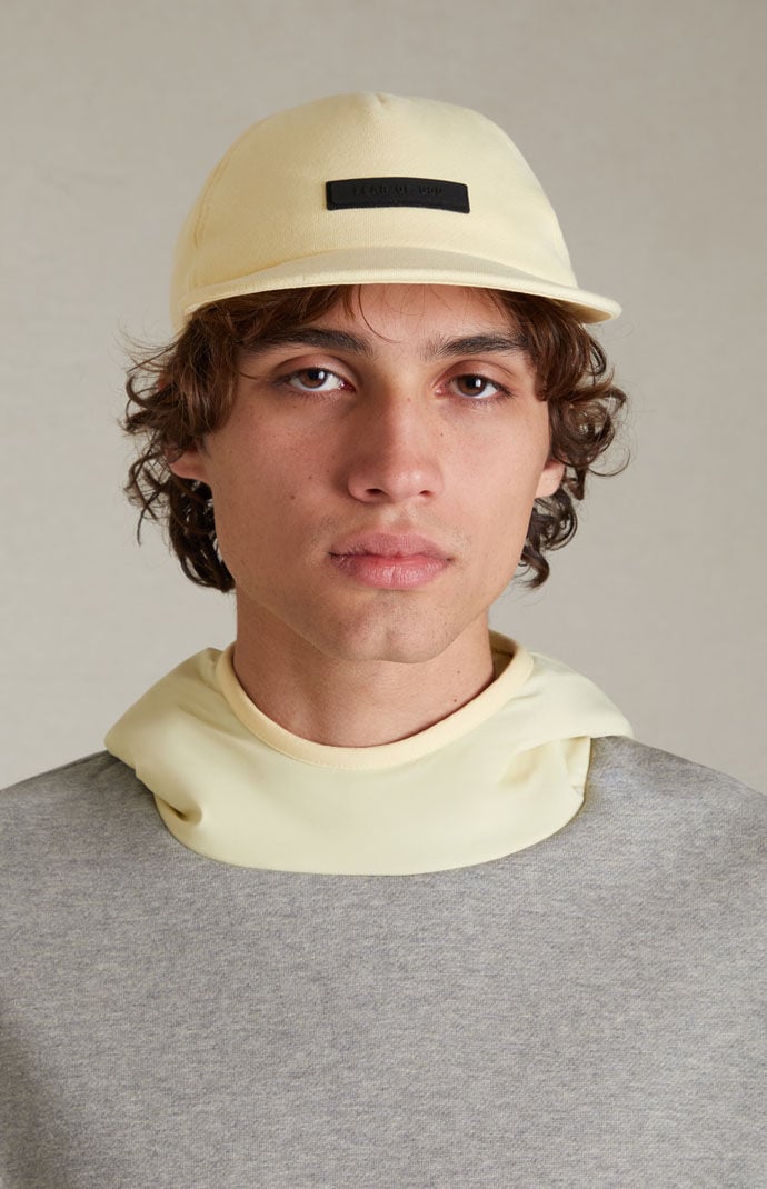 Fear of God ESSENTIALS Garden Yellow Fleece Baseball Hat