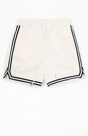 Cream Gameday Mesh Shorts image number 1