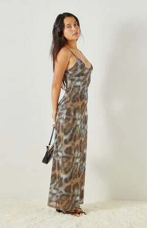 Elena Mesh Maxi Dress image number 1