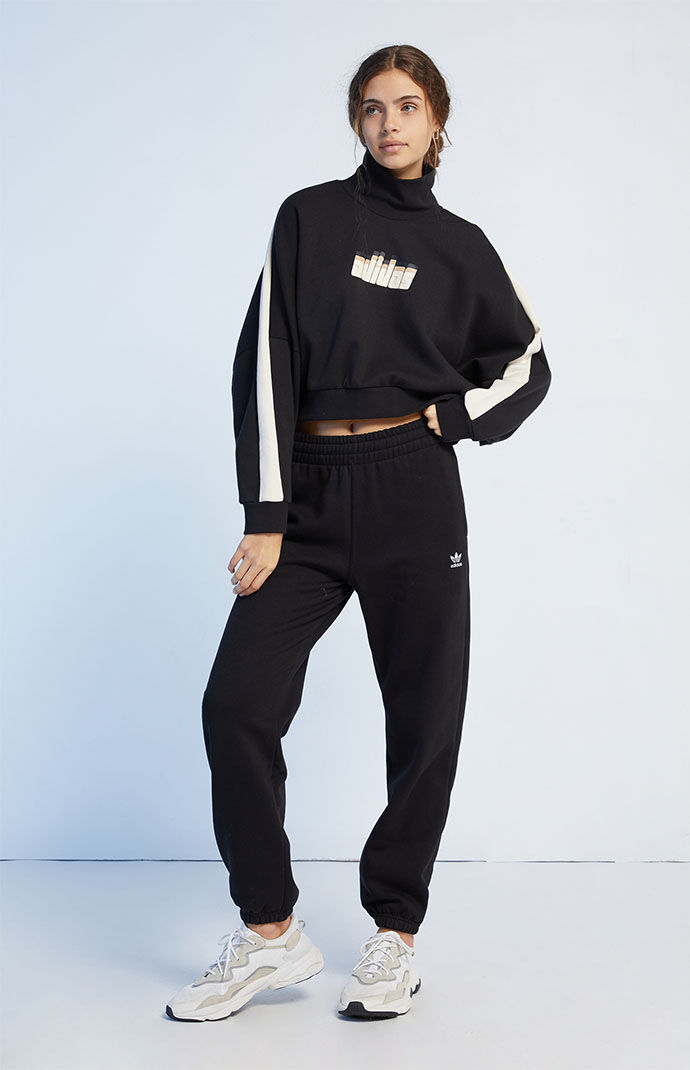 Adidas mock neck sweatshirt store