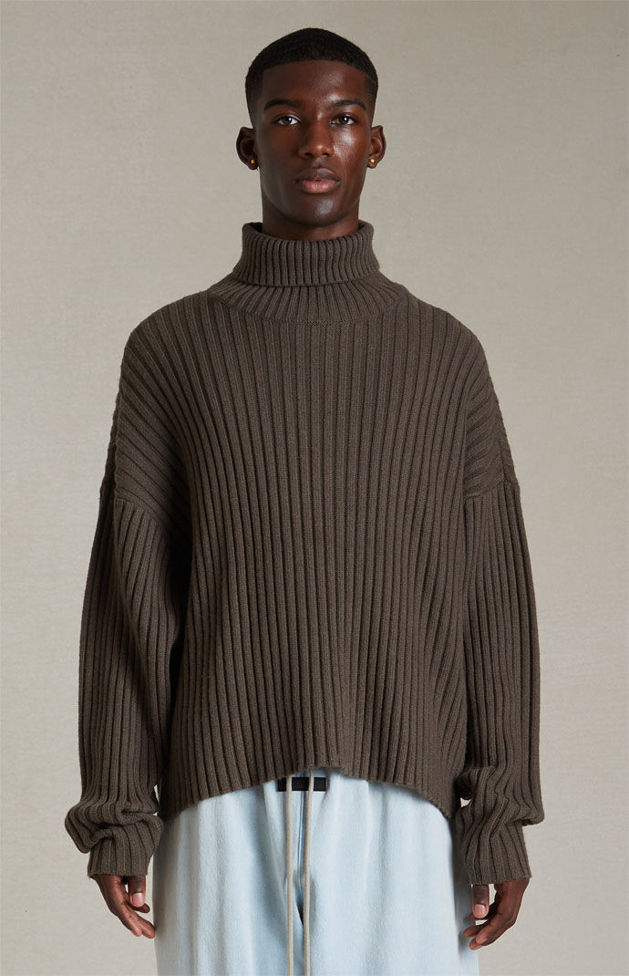 Fear of God Essentials Ink Turtleneck Sweater PacSun