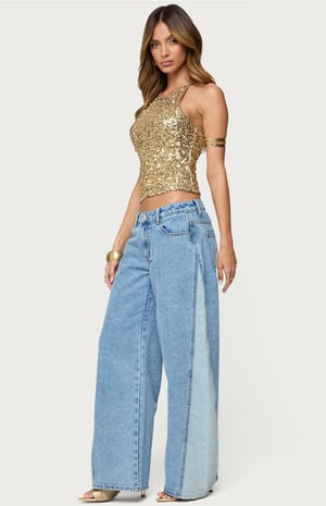 Pasha Sequin Tank Top image number 4