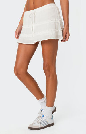 Lora Tiered Mini Skirt image number 5