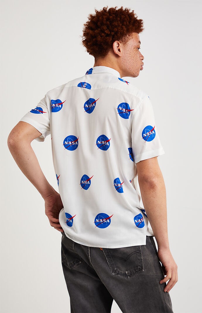 NASA Short Sleeve Button Up Shirt