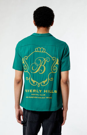 Beverly Hills Embroidered Camp Shirt image number 1