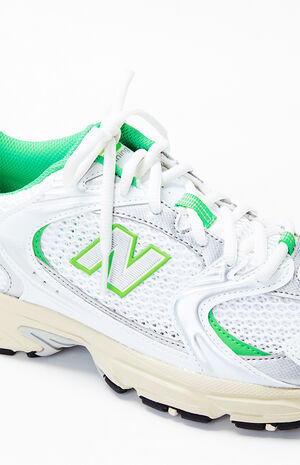 White & Green 530 Shoes image number 6