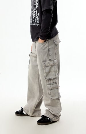 Baggy Jeans Cargo Gray image number 3