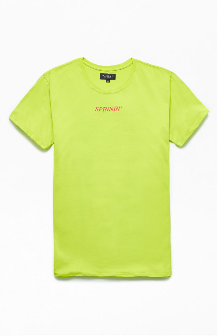 Pacsun Spinnin T Shirt Pacsun Dutch dance label spinnin' records s logo sul davanti, e il nome sul retro. pacsun spinnin t shirt