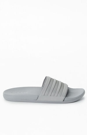 Gray Adilette Slide Sandals image number 1
