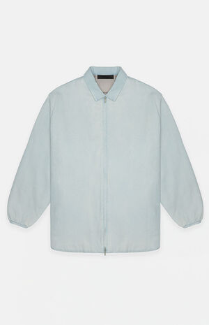 Light Wash Denim Filled Shacket image number 6