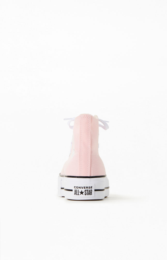 Pastel pink converse high tops shop