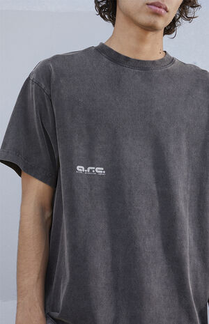 Black Vintage Wash Comfort Heavyweight T-Shirt image number 3