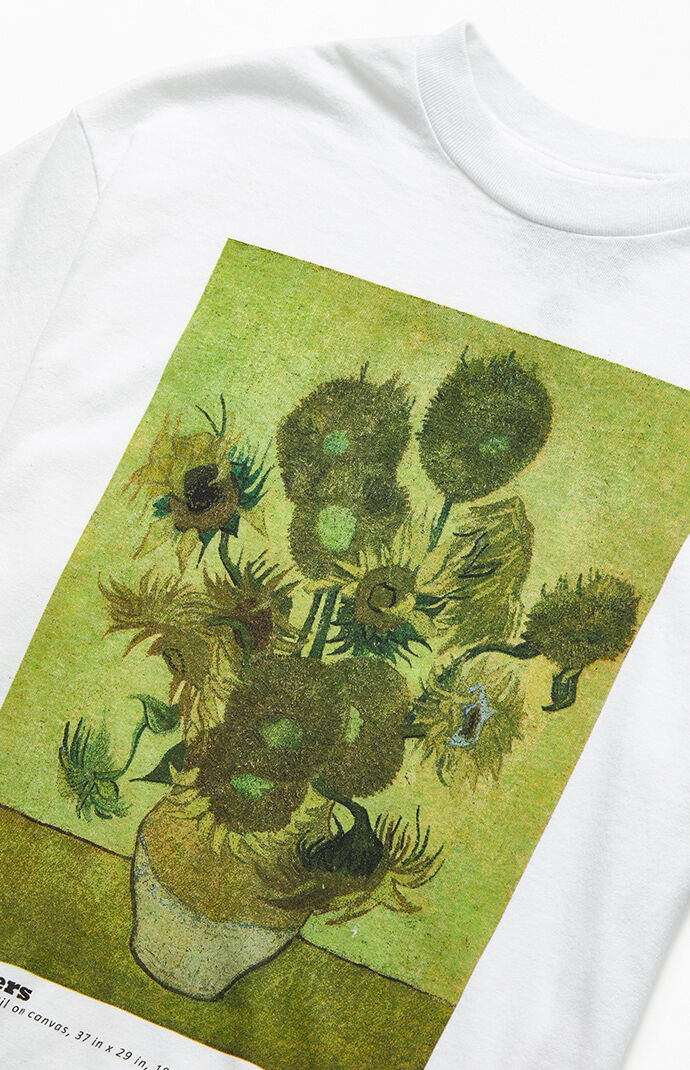 van gogh sunflowers tee