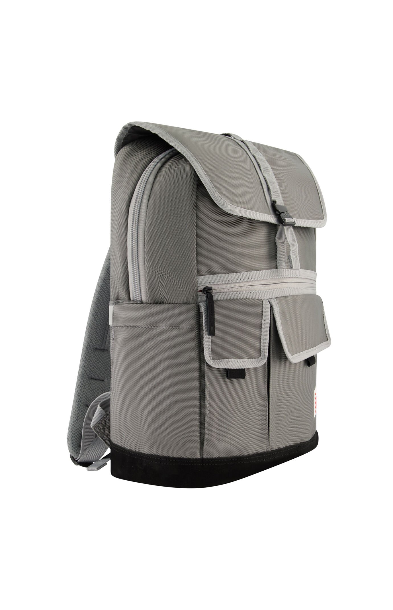 New Balance Gray Legacy Icon Flap Backpack