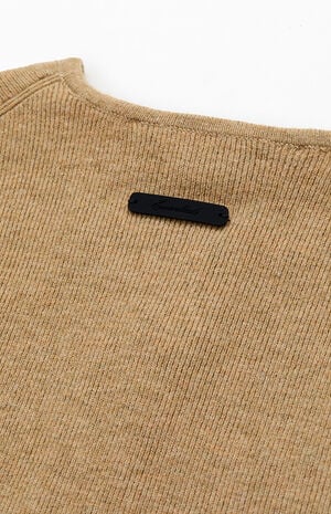 Women's Dune Signature Ribbed Knit Long Sleeve Zip Up Top image number 3