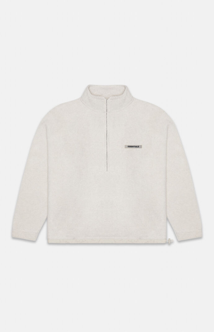 Fear of god essentials polar half hotsell zip fleece