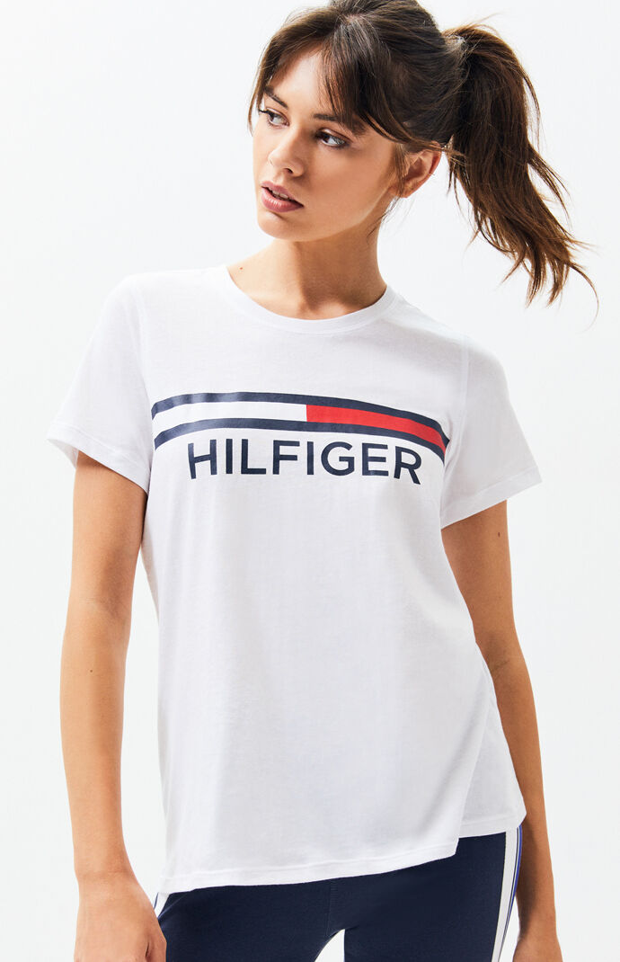 tommy hilfiger flag logo t shirt