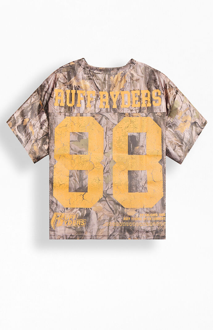 【 US限定】 RUFF RYDERS MESH JERSEY CAMO XL Ruff Ryders Football Jersey Mesh Tee | Urban Outfitters