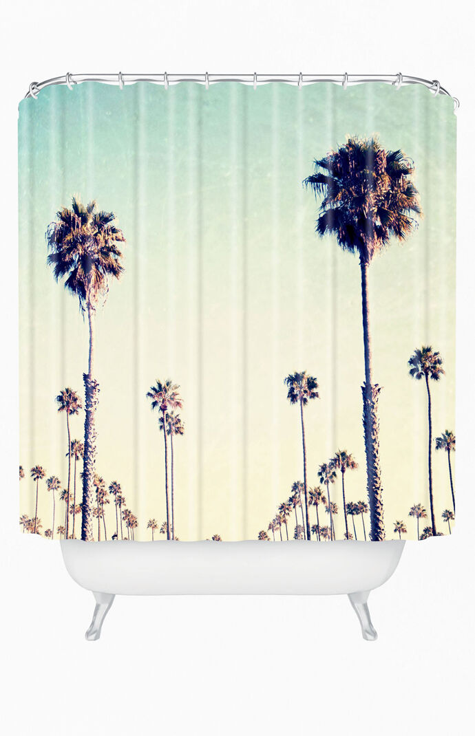 California Palm Trees Shower Curtain