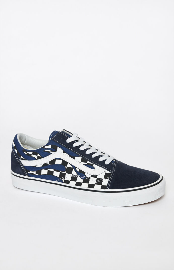 vans old school with flames vans old school with flames