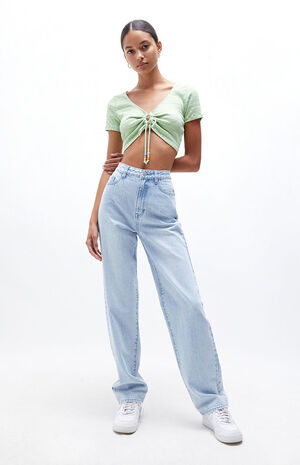 Eco Los Angeles Paneled Boyfriend Jeans image number 6