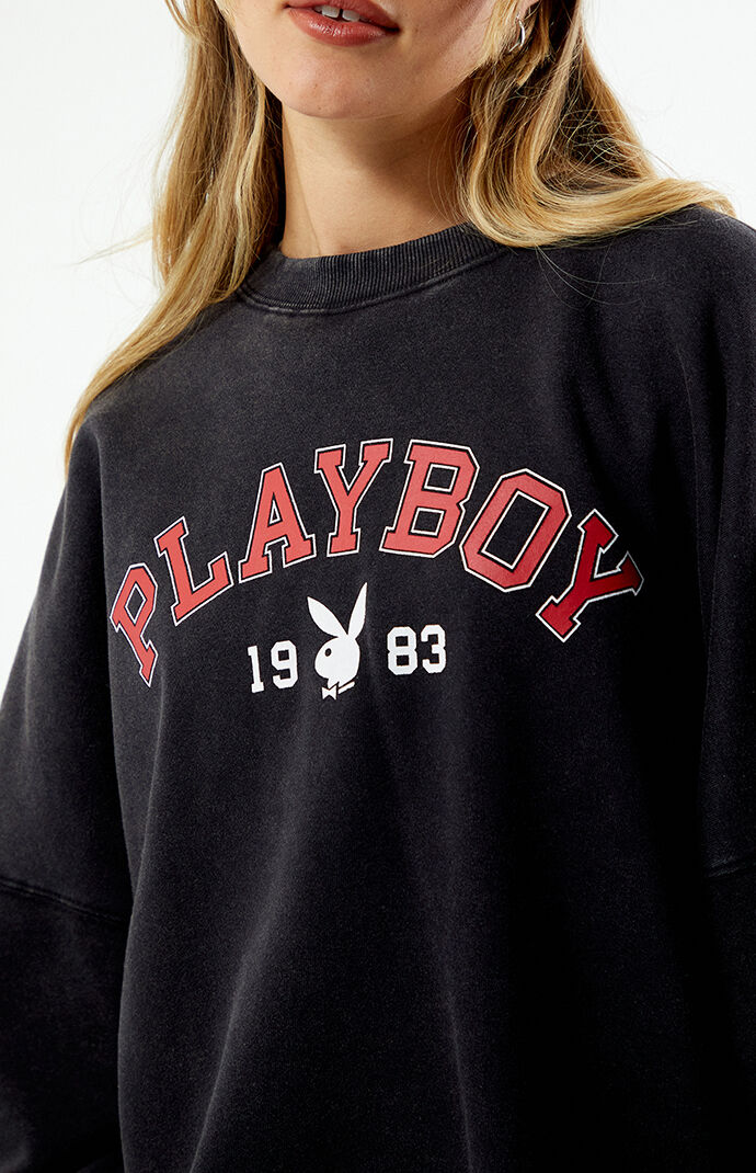 Playboy by pacsun house crew neck sweatshirt hotsell