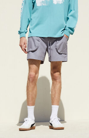 Gray Volley Shorts image number 3