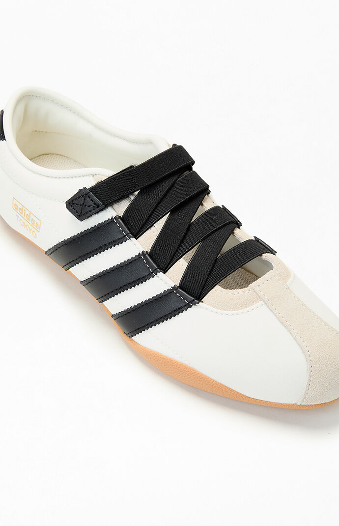 adidas Women's White and Black Tokyo MJ Sneakers | Pacsun