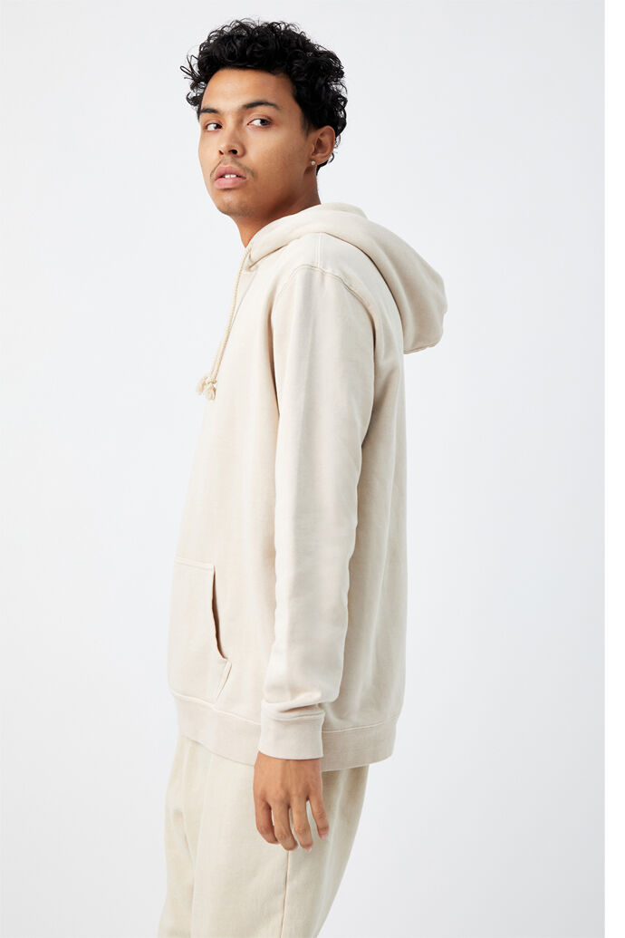 Tan Vintage Wash Hoodie