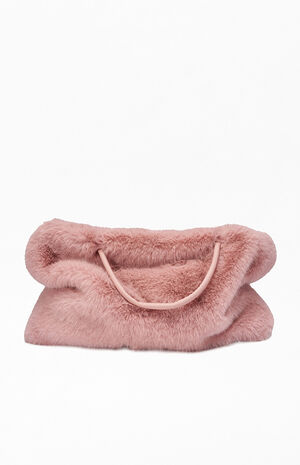 Blush Roxana Faux Fur Handbag image number 2